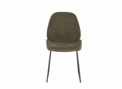 Keukenstoelen|Eetkamerstoelen|Stoel Patti 49x53x87cm - stof - groen