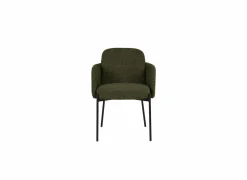 Eetkamerstoelen|Stoel Peak 63x61x84cm - bouclé - groen