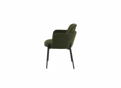 Eetkamerstoelen|Stoel Peak 63x61x84cm - bouclé - groen