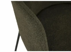 Eetkamerstoelen|Stoel Peak 63x61x84cm - bouclé - groen