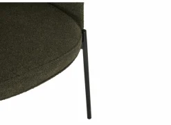 Eetkamerstoelen|Stoel Peak 63x61x84cm - bouclé - groen