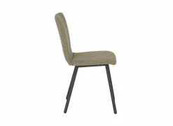 Perfecta Stoel Pisa 44,5x55,5x82cm - polyestervezel/staal - moss- Eetkamerstoelen