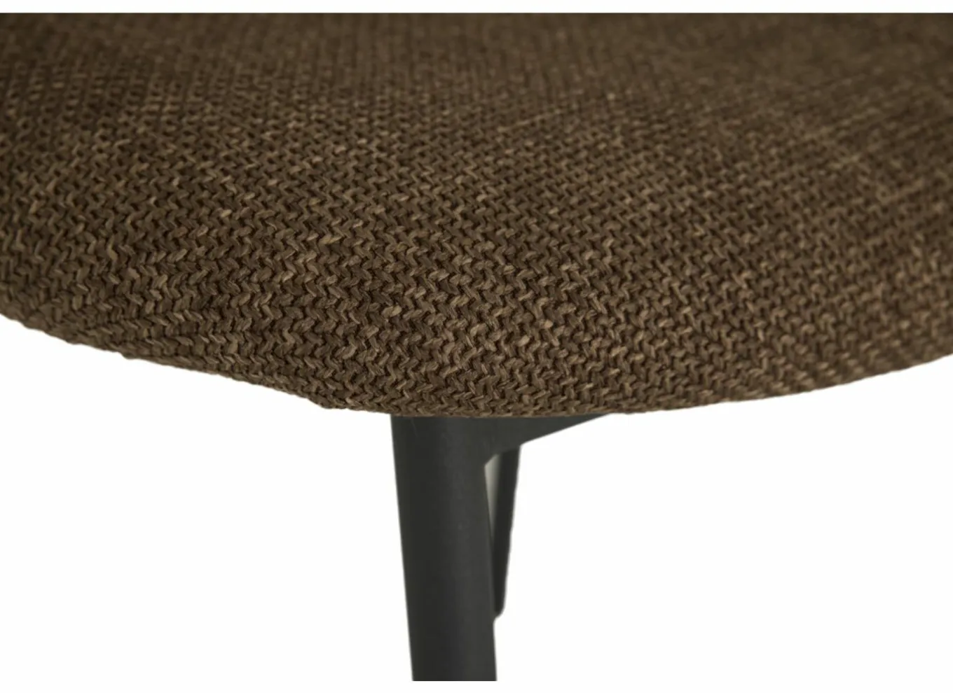 Eetkamerstoelen|Stoel Soda 54,50x60x82cm - stof - chocolade & nougat
