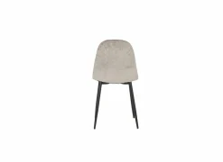 Keukenstoelen|Eetkamerstoelen|Stoel Speech 45x46x88cm - stof - greige