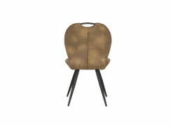 Eetkamerstoelen|Stoel ST1910 53x66x93.5cm - lederlook - cognac