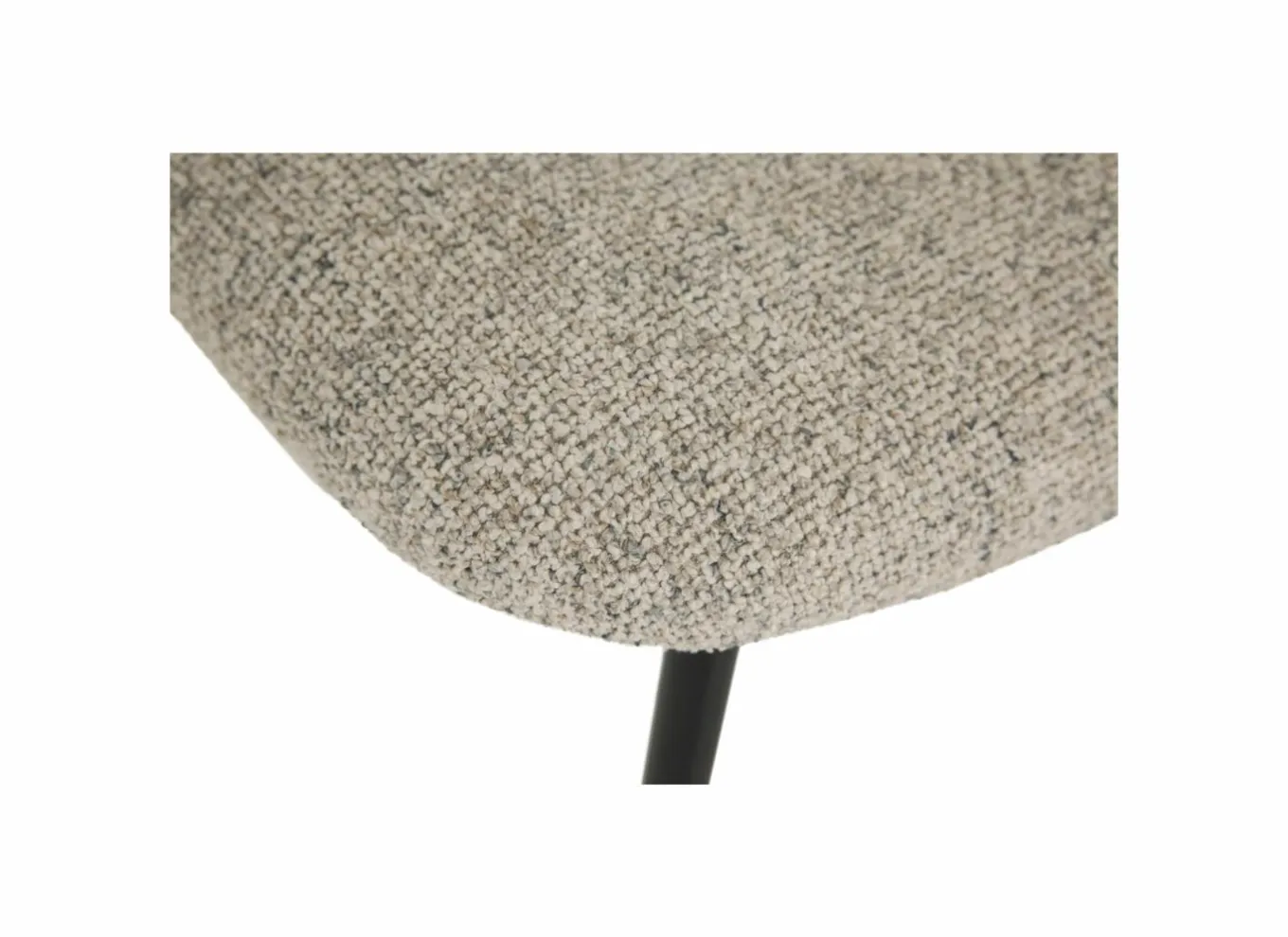 Eetkamerstoelen|Stoel Stone 48x52x81cm - stof - beige