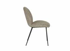 Eetkamerstoelen|Stoel Taupo 50,5x87,5x61cm - polyestervezel - taupe
