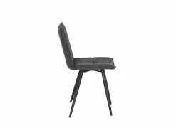 Eetkamerstoelen|Stoel Town 56x44x86cm - stof - antraciet