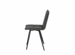 Eetkamerstoelen|Stoel Town 56x44x86cm - stof - antraciet