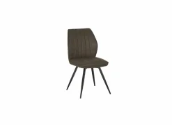 Eetkamerstoelen|Stoel 47x42x92cm - fluweel - bruin