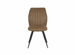 Eetkamerstoelen|Stoel 47x42x92cm - fluweel - whisky