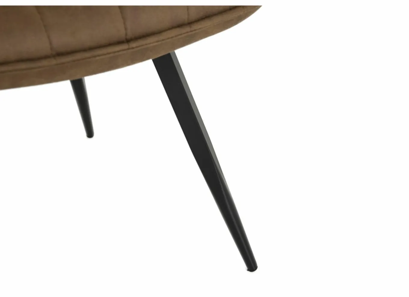 Eetkamerstoelen|Stoel 47x42x92cm - fluweel - whisky