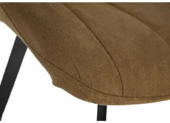 Stoel 54x59x86cm - microvezel - whisky- Eetkamerstoelen