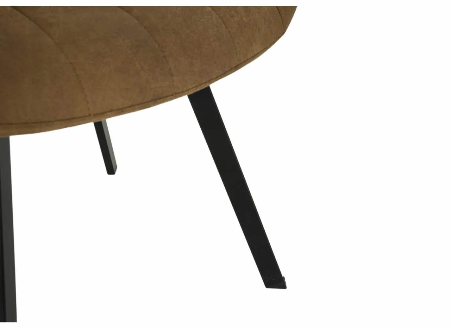 Stoel 54x59x86cm - microvezel - whisky- Eetkamerstoelen
