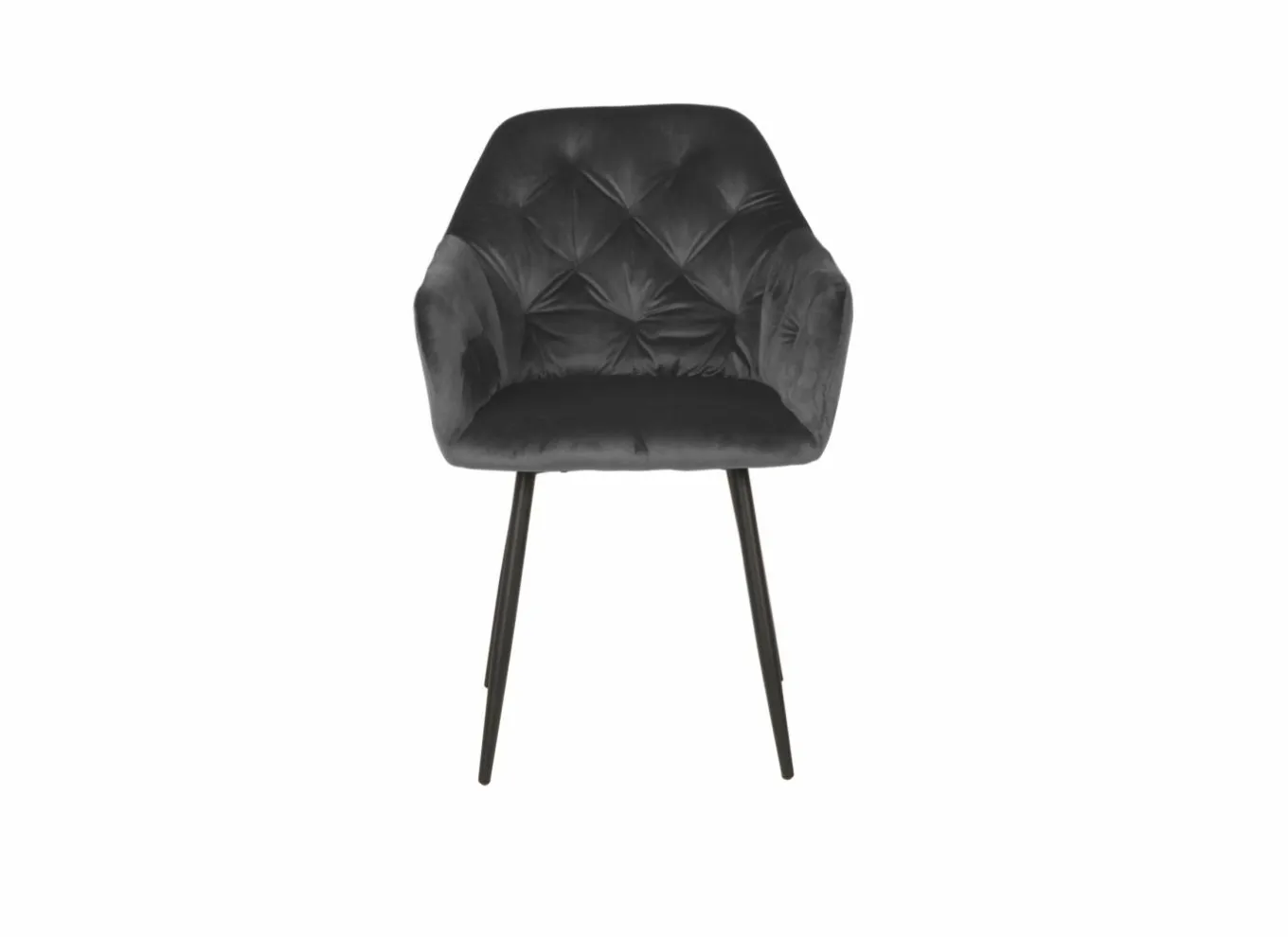 Eetkamerstoelen|Stoel 58x60x82cm - polyestervezel - grijs