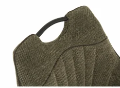 Eetkamerstoelen|Stoel 58x55x90cm - stof - groen