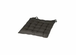 Stoelkussens & -Hoezen|Stoelkussens & -Hoezen|Stoelkussen 38x38cm - katoen - grijs