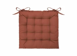 Stoelkussen 38x38cm - polyestervezel - terracotta- Stoelkussens & -Hoezen|Stoelkussens & -Hoezen