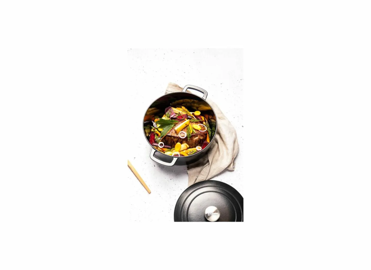 Cosy & Trendy Stoofpot Fontestic Ø28cm 6,9L - gietijzer- Cocotte|Stoofpotten