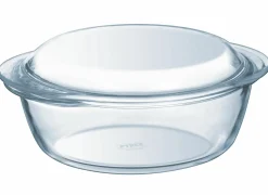 Stoofpotten|Stoofpot Pyrex 4 in 1 33x27x11cm - borosilicaatglas - transparant