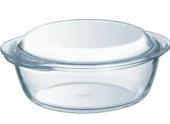 Stoofpotten|Stoofpot Pyrex 4 in 1 Â 21x18x8cm - borosilicaatglas - transparant