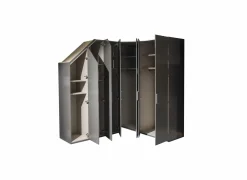 Dressing & Maatwerk|Draaideurkast|Systeemkast Orange 232cm - decor - grafiet