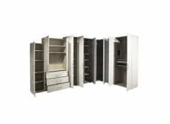 Systeemkast Orange 400cm - decor- alpine wit- Dressing & Maatwerk|Draaideurkast