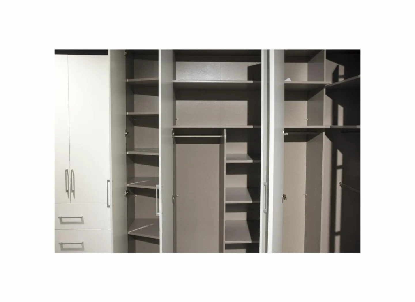 Systeemkast Orange 400cm - decor- alpine wit- Dressing & Maatwerk|Draaideurkast