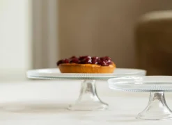 Salt & Pepper Taartschotel Aristo Ø28xH8,5cm - glas - transparant- Taartschotels