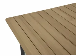 Tafel Brisk 220x100cm - teak massief & aluminium - naturel- Keukentafels|Eettafels