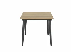 Tafel Brisk 160x90cm - teak massief & aluminium - naturel- Keukentafels|Eettafels