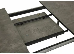 Keukentafels|Eettafels|Tafel Dixon 120/160x80cm - MDF - beton