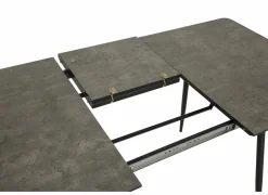 Keukentafels|Eettafels|Tafel Dixon 120/160x80cm - MDF - beton
