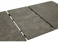 Keukentafels|Eettafels|Tafel Dixon 120/160x80cm - MDF - beton