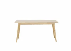 Tafel Ingo 160x80cm - eik massief & decor - naturel- Keukentafels|Eettafels