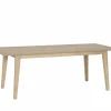 Tafel Legato 220x100cm - eik massief - naturel- Eettafels