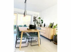 Tafel Legato 220x100cm - eik massief - naturel- Eettafels