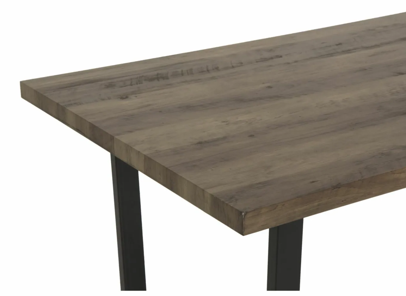 Eettafels|Tafel Leonardo 180x90cm - MDF - bruin