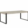 Keukentafels|Eettafels|Tafel Lucca 184x103cm - decor - millenium eik & lichtgrijs