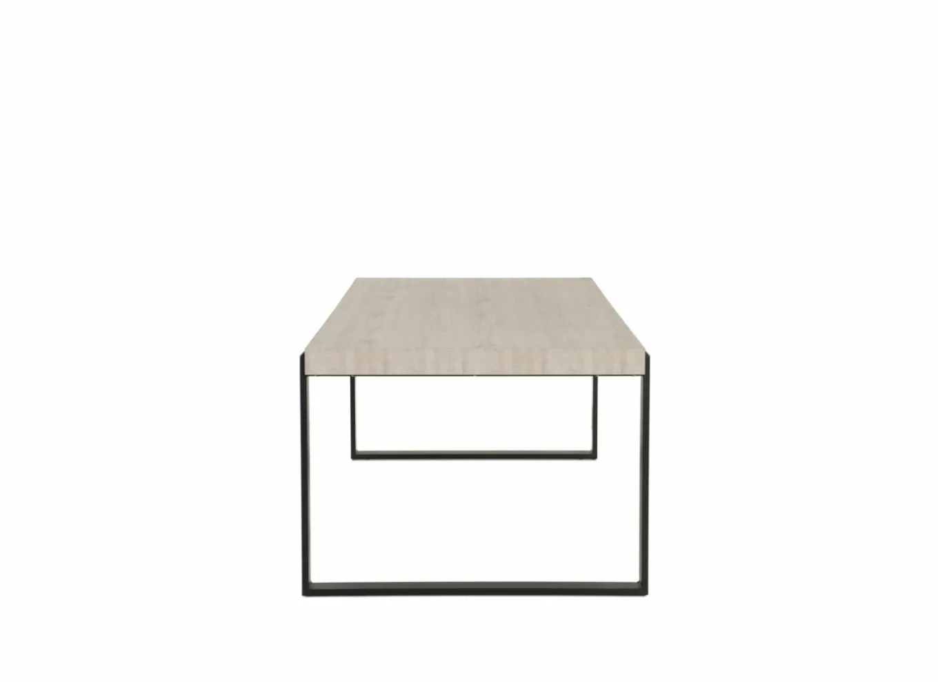 Keukentafels|Eettafels|Tafel Lucca 184x103cm - decor - millenium eik & lichtgrijs