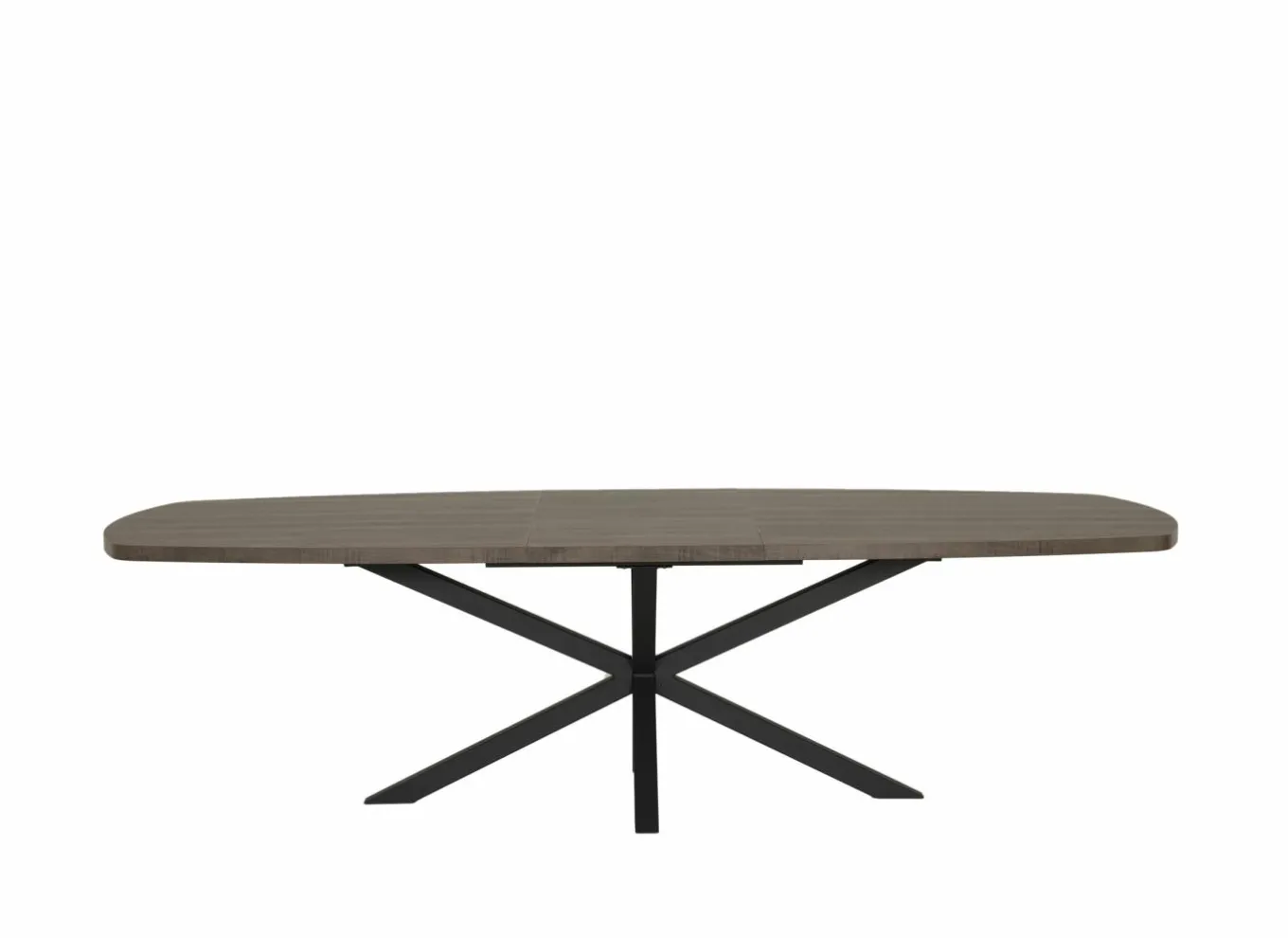 Keukentafels|Eettafels|Tafel Mylo 220/280x120cm - lamulux - dark mango