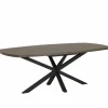 Tafel Mylo 200/260x102cm - lamulux - dark mango- Keukentafels|Eettafels