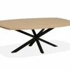 Tafel Mylo 220/280x120cm - lamulux - blond oak- Keukentafels|Eettafels