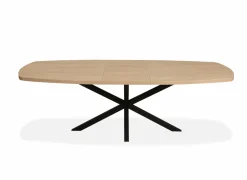 Tafel Mylo 220/280x120cm - lamulux - blond oak- Keukentafels|Eettafels