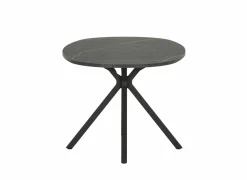 Perfecta Tafel Onyx 150x90cm - decor - antraciet- Keukentafels|Eettafels