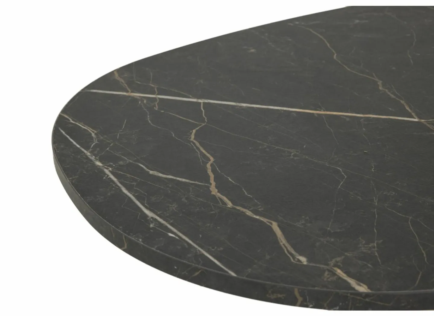 Perfecta Tafel Onyx 150x90cm - decor - antraciet- Keukentafels|Eettafels
