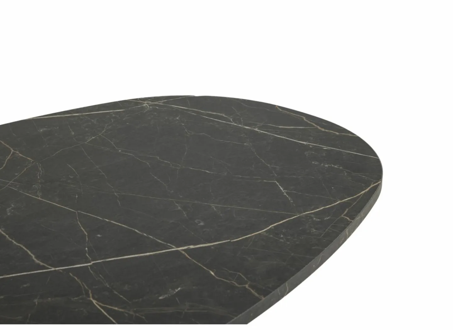 Perfecta Tafel Onyx 150x90cm - decor - antraciet- Keukentafels|Eettafels