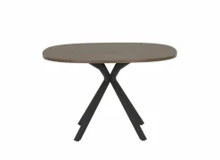 Perfecta Tafel Onyx 120x120cm - HPL - walnoot- Keukentafels|Eettafels