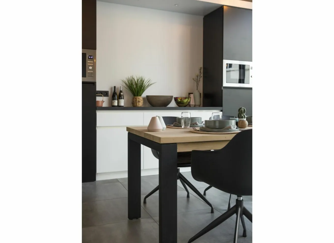 Eettafels|Tafel Palacio 240x100cm - eik massief - naturel