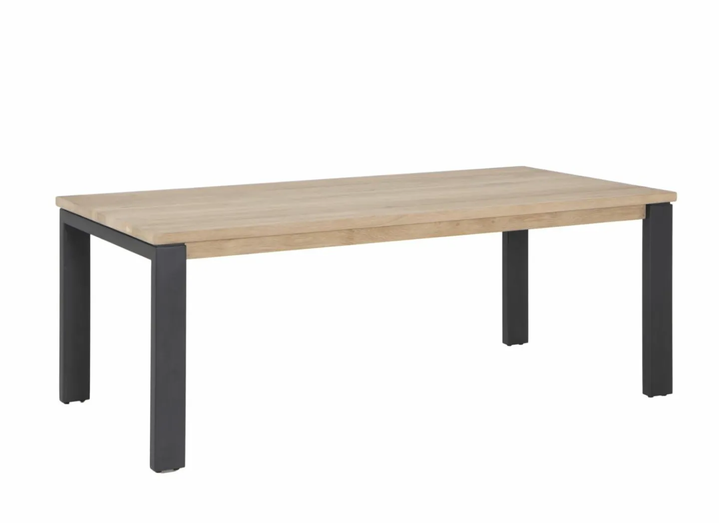 Tafel Palacio 200x100cm - eik massief - naturel- Eettafels